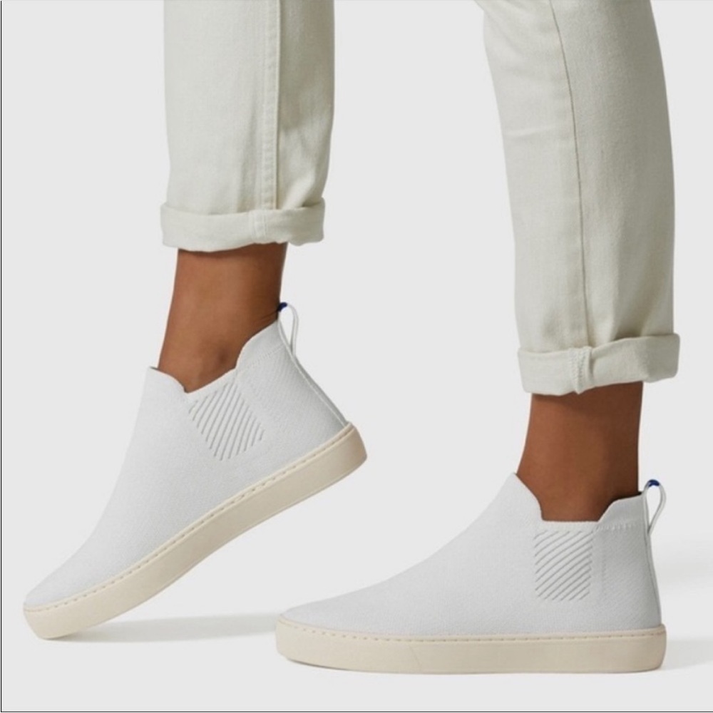 ROTHY’S The Chelsea Boot in Bright White